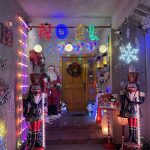 View of Porch decorations 467 Knottingham Circle