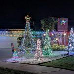 Lights display in multiple colors